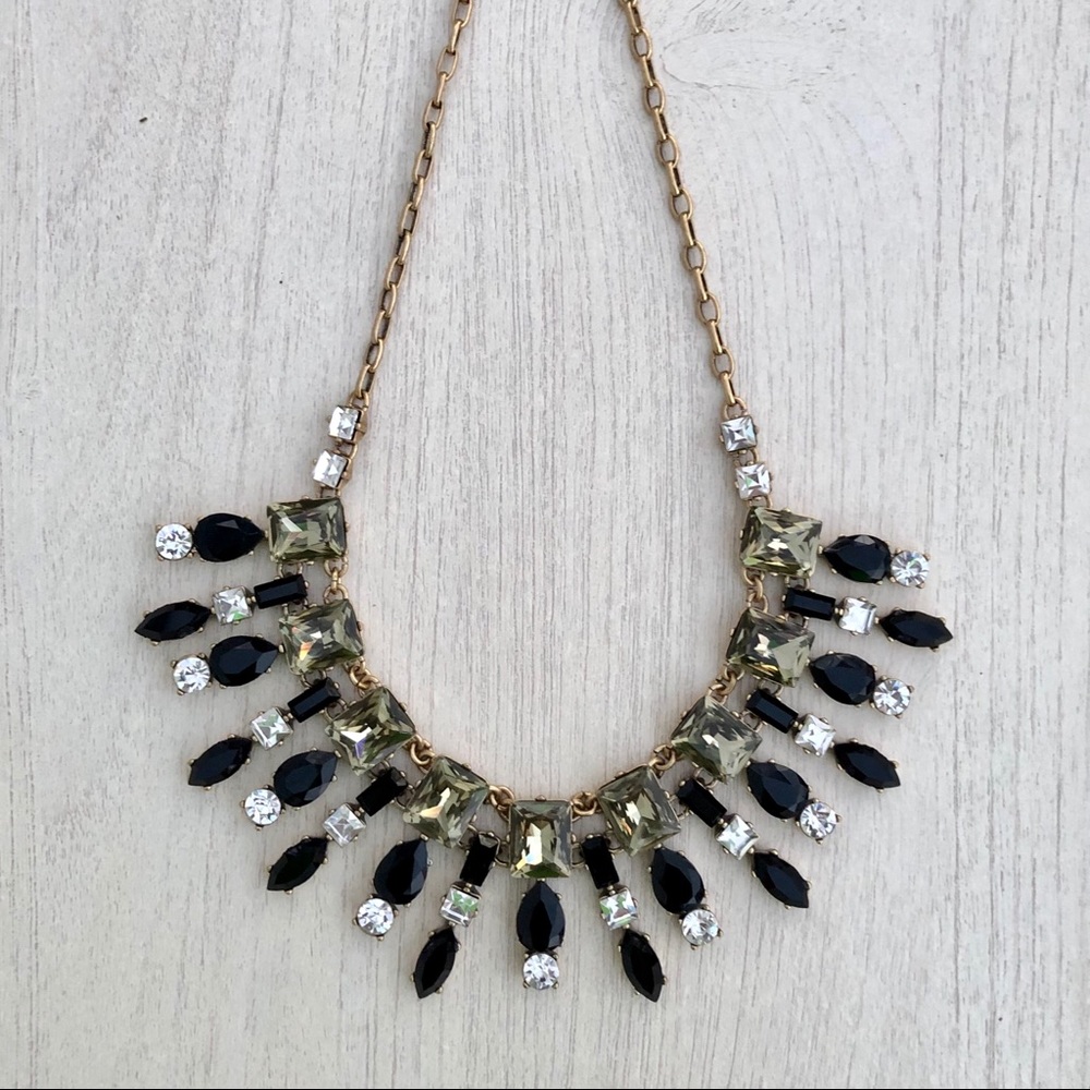 J. Crew Rhinestone Statement Necklace - Picture 4 of 12